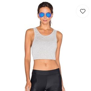 Lovers + Friends Grey Five Mile Tank